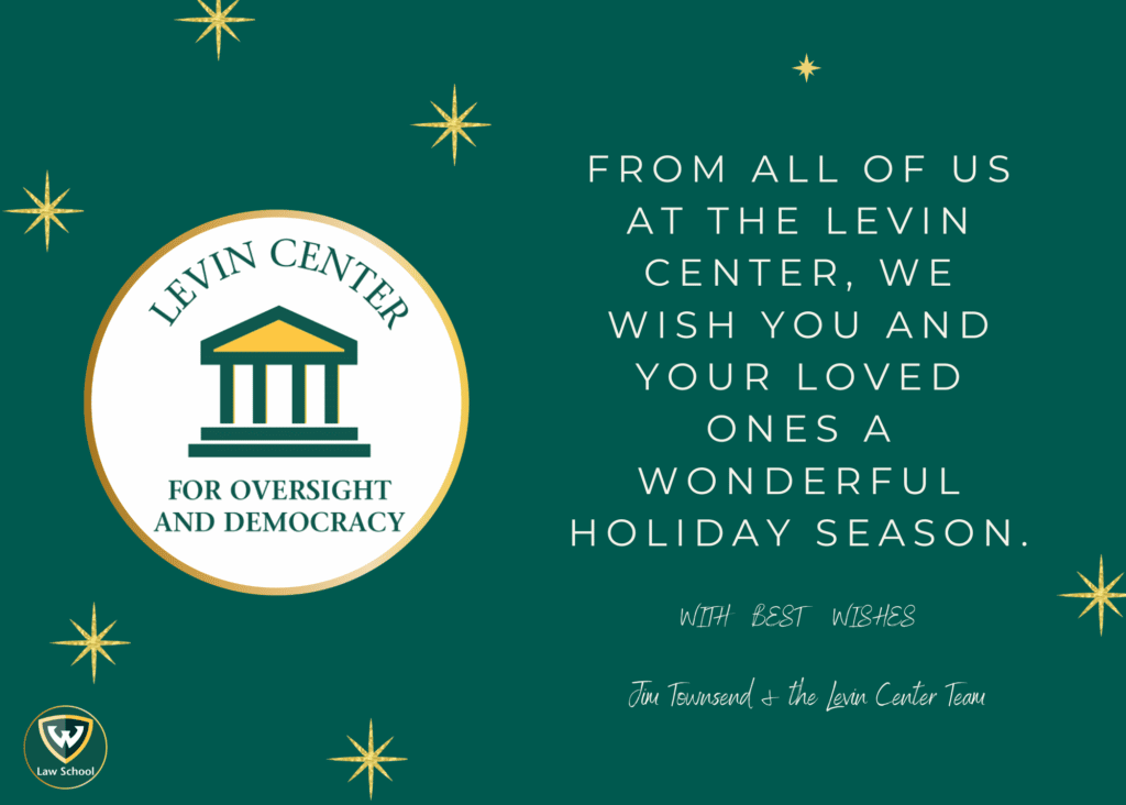 Happy Holiday's message with gold stars